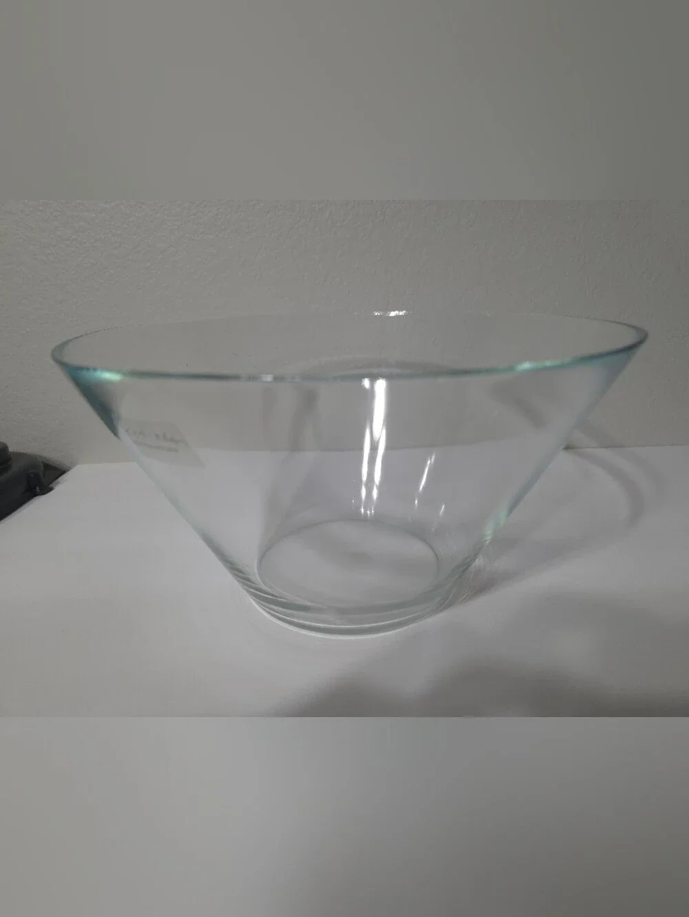 Vintage K. Hagberg & M. Hagberg IKEA Trygg Glass Serving Bowl 10.75